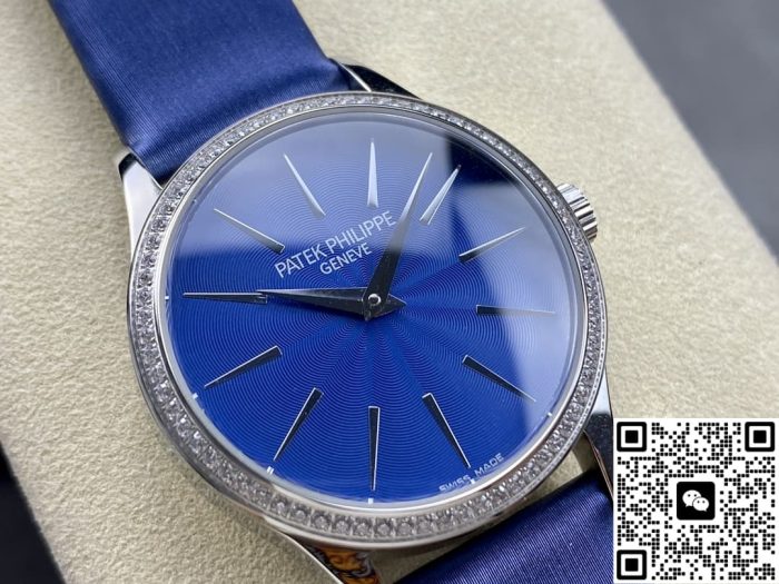 Replica Patek Philippe CALATRAVA 4897G-001 Dark Blue dial - Image 3