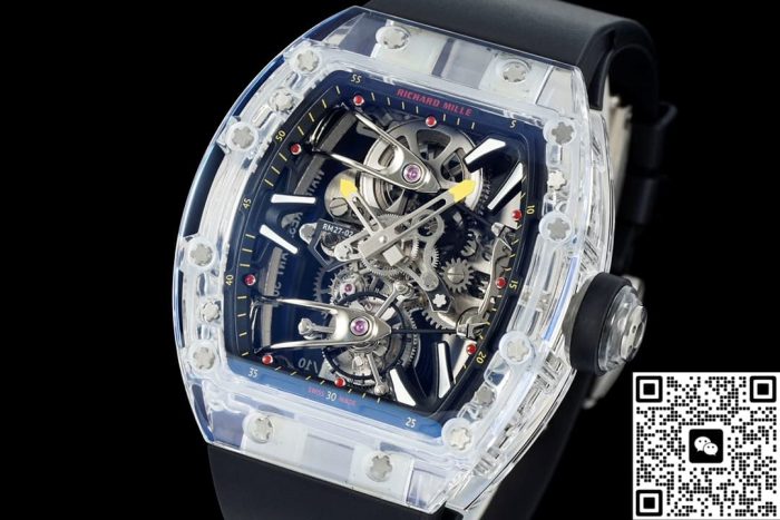 Replica Richard Mille RM27-02 RM Factory Tourbillon Black strap - Image 4