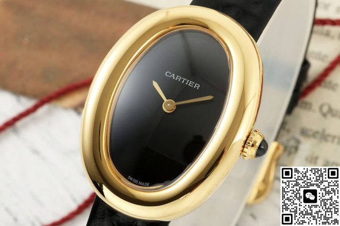Replica Cartier bathtub WGBA0040 AF Factory Black Dial - Image 3