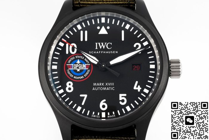 Replica IWC Pilot IW324705 ZF Factory Green strap - Image 3