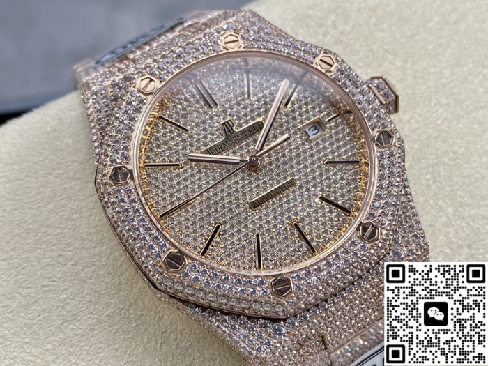 Replica Audemars Piguet Royal Oak 15400OR.022 AMG Factory Diamond Strap - Image 3