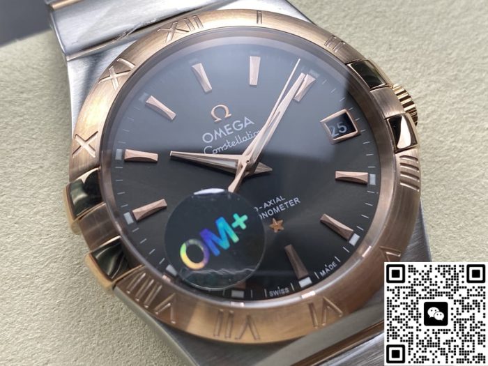 Replica Omega Constellation 123.20.38.21.06.002 OM Factory Sapphire crystal - Image 3
