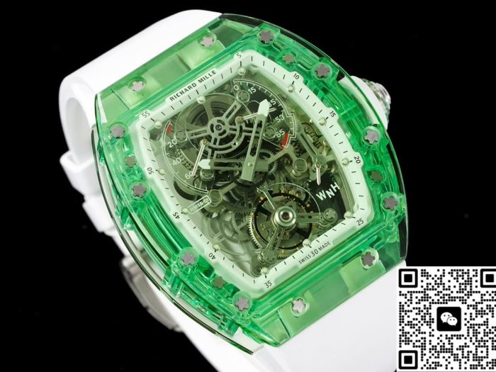 Replica Richard Mille RM56-01 RM Factory Tourbillon Green case - Image 3