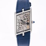 Replica Cartier Tank WHTA0012 TW Factory Navy blue strap - Image 11