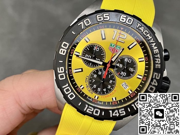 Replica TAG Heuer F1 CAZ101AM.FT8054 Yellow dial - Image 4