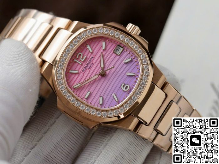 Replica Patek Philippe Nautilus 7010R GR Factory Pink dial - Image 5