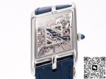 Replica Cartier Tank WHTA0012 TW Factory Navy blue strap - Image 14