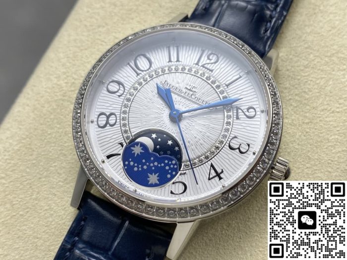 Replica Jaeger-LeCoultre Rendez-Vous 357843J OMF Factory Blue strap - Image 4