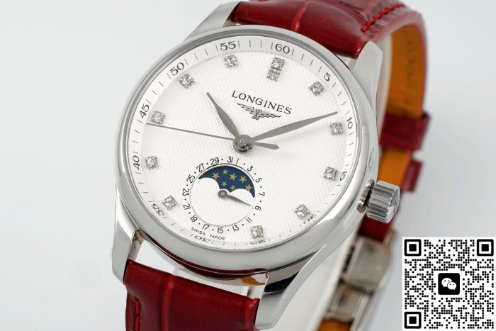 Replica Longines Master Collection L2.409.4.87.2 AF Factory Red strap - Image 3