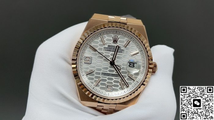 Replica Rolex Land-Dweller 127335-0001 Rose gold - Image 5