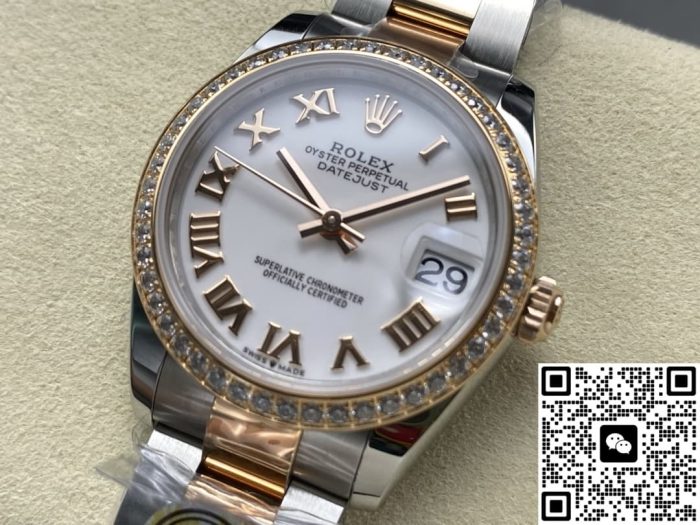 Replica Rolex Datejust m278381rbr-0003 AR Factory Diamond bezel - Image 4