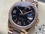 Replica Rolex Day-Date m128345rbr-0045 8+ Factory Hematite Quartz - Image 15