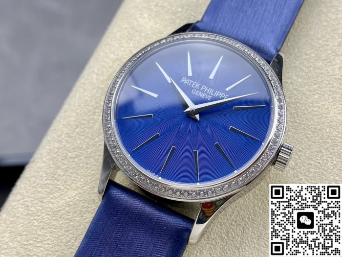Replica Patek Philippe CALATRAVA 4897G-001 Dark Blue dial - Image 6