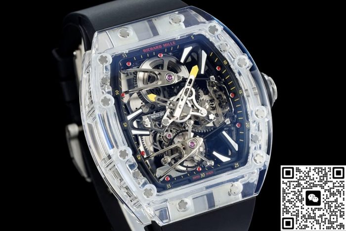 Replica Richard Mille RM27-02 RM Factory Tourbillon Black strap - Image 3