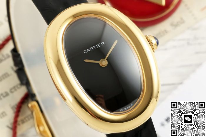 Replica Cartier bathtub WGBA0040 AF Factory Black Dial - Image 4