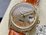Replica Rolex Oyster Perpetual M128158RBR-0002 8+ Factory Coral strap - Image 5