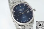 Replica Longines Master Collection L2.893.4.97.6 AF Factory Blue sunburst - Image 15