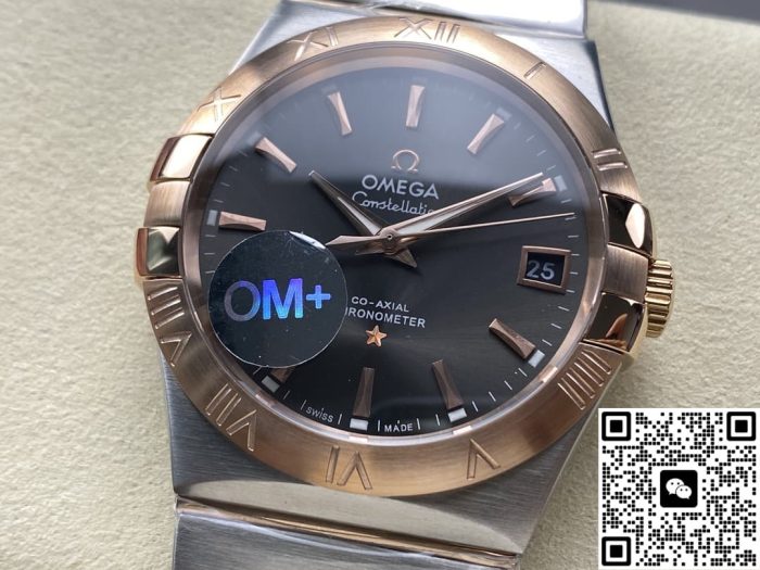 Replica Omega Constellation 123.20.38.21.06.002 OM Factory Sapphire crystal - Image 7