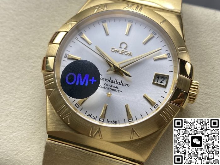 Replica Omega Constellation 123.50.38.21.02.002 OM Factory Folding clasp - Image 4
