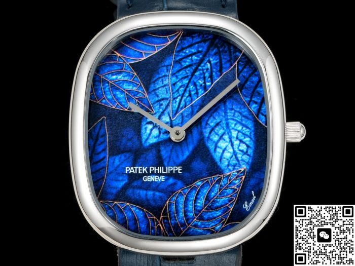 Replica Patek Philippe GOLDEN ELLIPSE 5738-150G-001 TW Factory Blue dial - Image 3