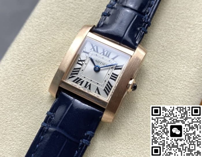 Replica Cartier Tank WGTA0280 8848 Factory Blue strap - Image 6