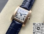 Replica Cartier Tank WGTA0280 8848 Factory Blue strap - Image 17