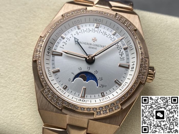 Replica Vacheron Constantin Overseas 4000V-B922 GR Factory White dial - Image 5