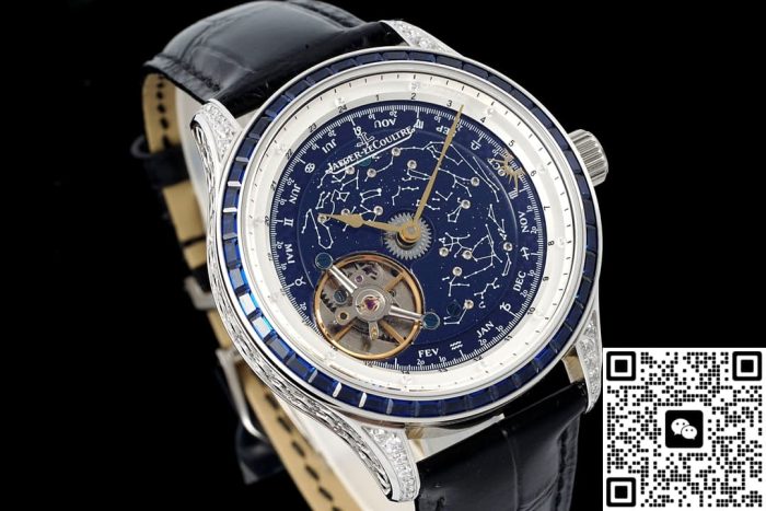 Replica Jaeger LeCoultre Master Control Tourbillon RMS Factory Blue Dial - Image 6