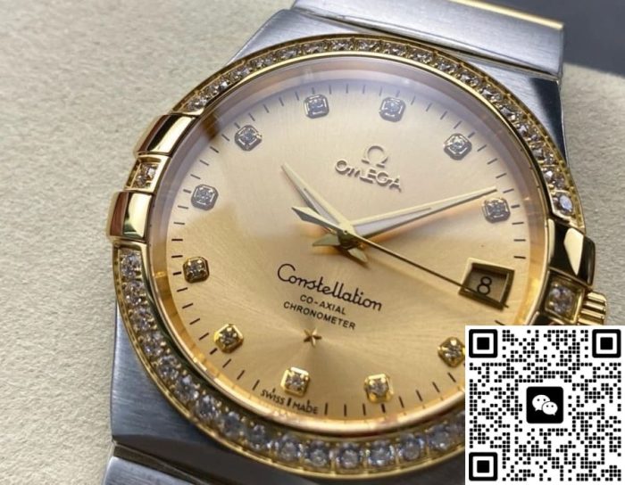 Replica Omega Constellation 123.25.38.21.58.001 M+ Factory Champagne dial - Image 13