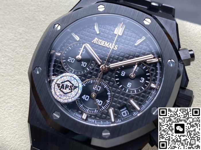 Replica Audemars Piguet Royal Oak 26240CE.OO.1225CE.02 APS Factory Black Ceramic Case - Image 4