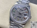 Replica Rolex Day-Date m128349rbr-0012 8+ Factory Pave diamonds - Image 15