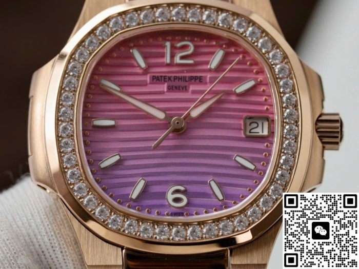 Replica Patek Philippe Nautilus 7010R GR Factory Pink dial - Image 4