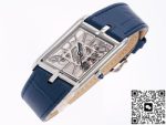Replica Cartier Tank WHTA0012 TW Factory Navy blue strap - Image 17