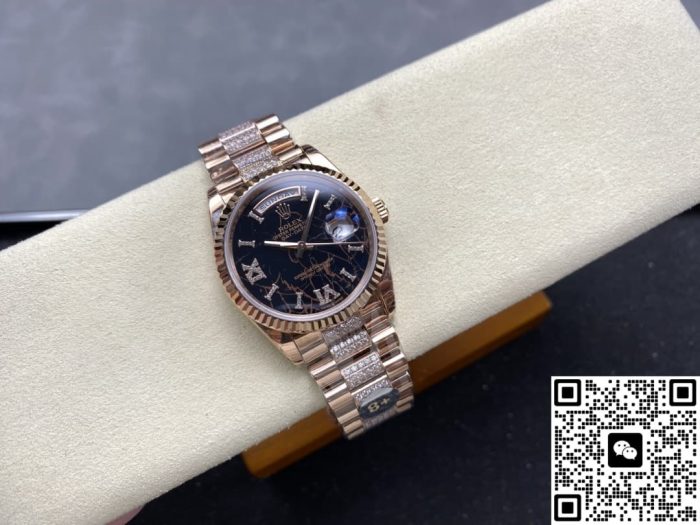 Replica Rolex Day-Date m128235-0042 8+ Factory Hematite Quartz - Image 5