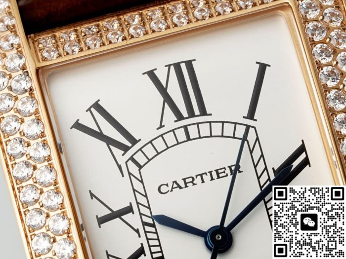 Replica Cartier Tank WJTA0030 AF Factory Diamond bezel - Image 4