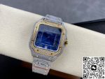 Replica Cartier Santos W2SA0040 AMG Factory Blue Dial - Image 6
