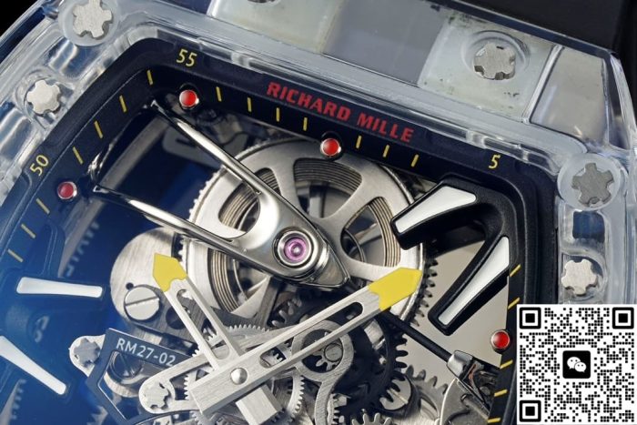 Replica Richard Mille RM27-02 RM Factory Tourbillon Black strap - Image 5