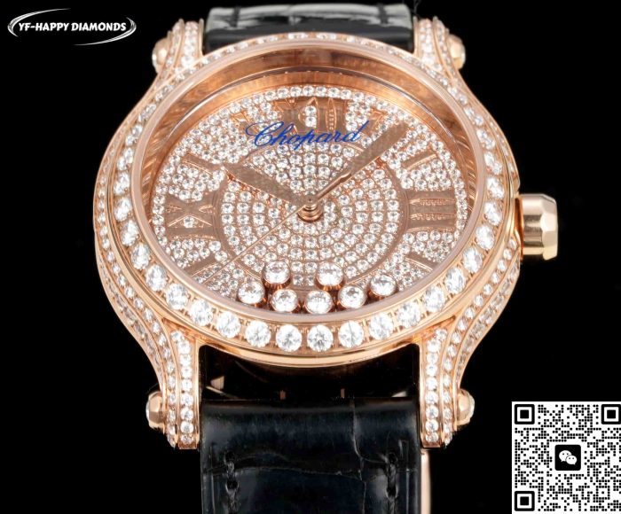 Replica Chopard HAPPY SPORT 274891-5001 YF Factory Alligator - Image 5