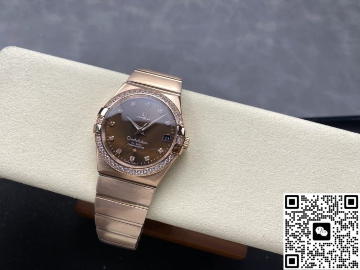 Replica Omega Constellation 123.55.38.21.63.001 OM Factory Date display - Image 4