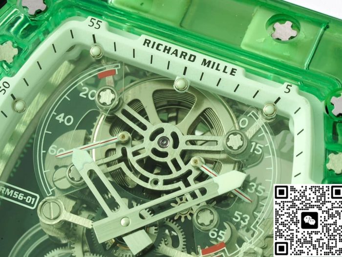 Replica Richard Mille RM56-01 RM Factory Tourbillon Green case - Image 7