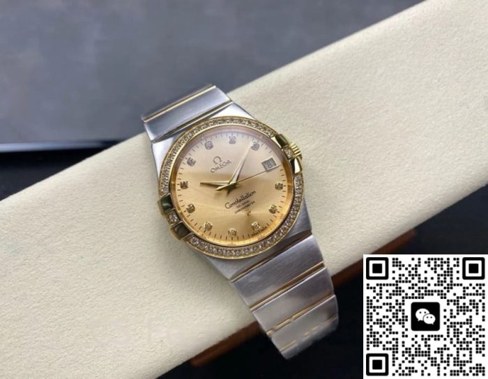 Replica Omega Constellation 123.25.38.21.58.001 M+ Factory Champagne dial - Image 4