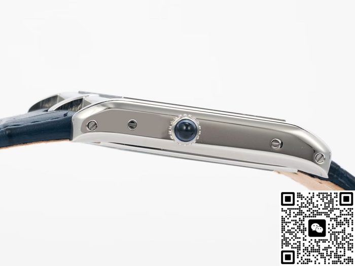 Replica Cartier Tank WHTA0012 TW Factory Navy blue strap - Image 5