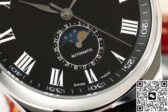 Replica Longines Master Collection L2.909.4.51.7 AF Factory Roman numerals - Image 8