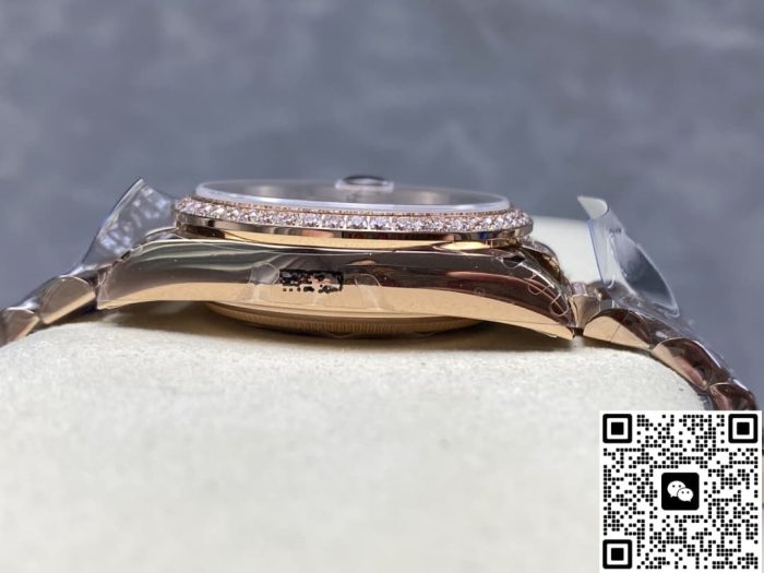 Replica Rolex Day-Date m128345rbr-0045 8+ Factory Hematite Quartz - Image 5