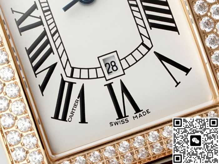 Replica Cartier Tank WJTA0030 AF Factory Diamond bezel - Image 7