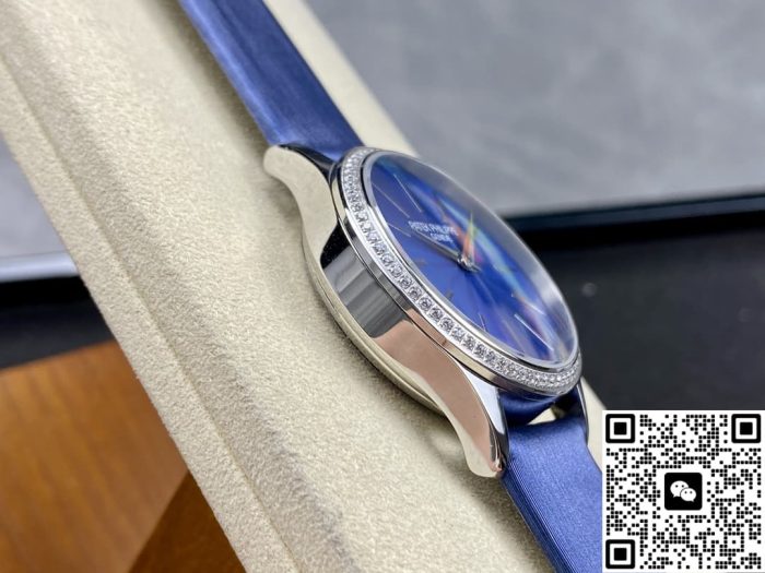 Replica Patek Philippe CALATRAVA 4897G-001 Dark Blue dial - Image 4