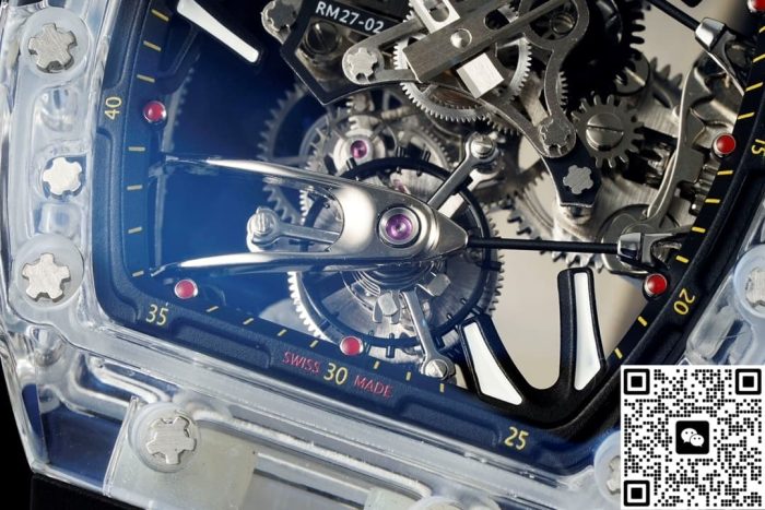 Replica Richard Mille RM27-02 RM Factory Tourbillon Black strap - Image 7