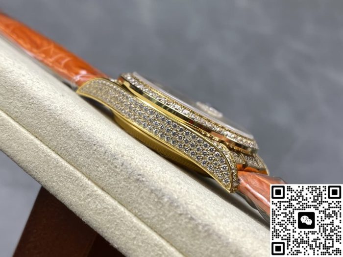 Replica Rolex Oyster Perpetual M128158RBR-0002 8+ Factory Coral strap - Image 6