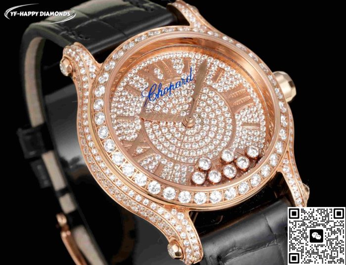 Replica Chopard HAPPY SPORT 274891-5001 YF Factory Alligator - Image 6