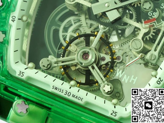 Replica Richard Mille RM56-01 RM Factory Tourbillon Green case - Image 6